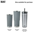 thumbnail image 6 of BUILT Torrent 20 oz Double-Wall Insulated Stainless Steel Tumbler Water Bottle, Gray, 6 of 17