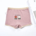 thumbnail image 1 of Ropa interior para niñas, bóxer de algodón para niñas, pantalones cortos triangulares, para niños de talla pequeña y mediana, transpirables, 1 of 4