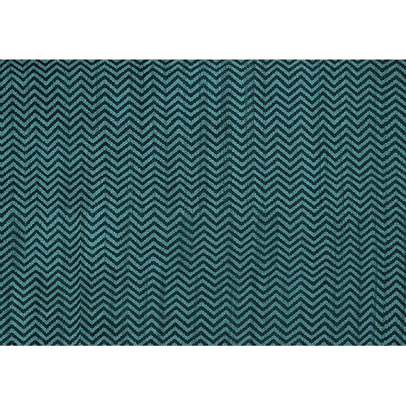 Ahgly Company Indoor Rectangle Oriental Light Blue Industrial Area Rugs, 5' x 8'