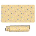 thumbnail image 2 of ZICANCN Gaming Mouse Pad, Hearts Yellow Doodles Large Mouse Mat Desk Pad, Keyboard Mouse Mat, 15.8x29.5 inch, 2 of 9