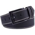 thumbnail image 2 of Genuine Leather Dress Belts For Men - Mens Belt For Suits, Jeans, Uniform With Single Prong Buckle - Designed in the USA, 2 of 4