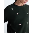 thumbnail image 4 of Free Assembly Women's and Women's Plus Embroidered Sweatshirt, Sizes XS-4X, 4 of 5