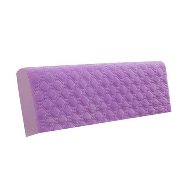 Cubierta de los cabeceros de la cama engrosamiento de la cabecera de la cama del estiramiento protector de la cubierta deslizamiento decoración púrpura Púrpura Magideal Cubierta de los cabeceros de la cama
