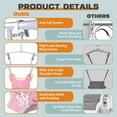 thumbnail image 5 of 2 in 1 Baby Jumper, Toddler Swing and Bouncer, Indoor Outdoor Baby Swings for Infants, Pink, 5 of 7