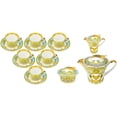 thumbnail image 2 of Imperial I15-660B, 15 Pieces Tea Set with Artistic Design and Gold Rim, Set of 6 Cups, 6 Saucers, 40 Oz Teapot, Sugar Bowl and Milk Jug, Tea Serving Set for 6, Wedding Gift, 2 of 2