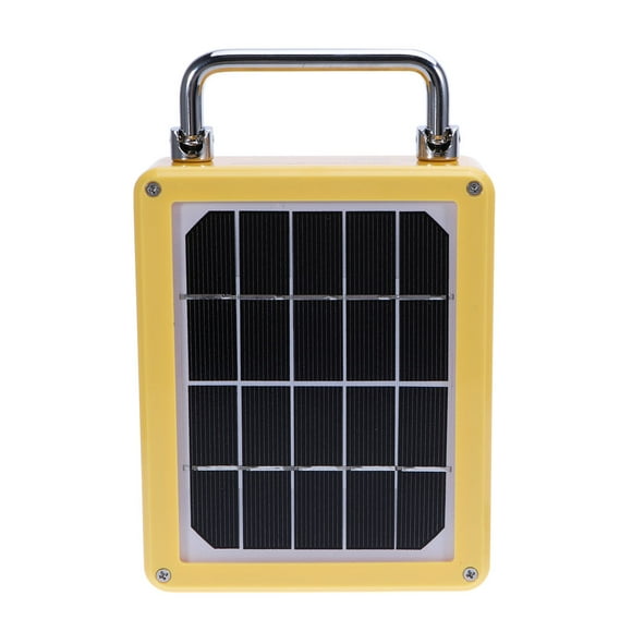 HAMPPLIES Emergency Lamp for Outdoor Use LED Solar Light with Anti Aging Bulb Eye Protective Yellow