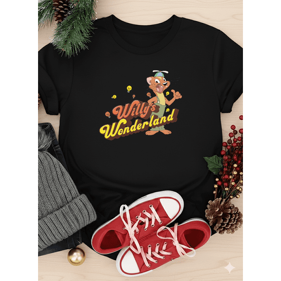 Willys Wonderland Nicolas Cage Horror Movie Retro Fan Art Unisex T-Shirt V51039 up to size 5XL