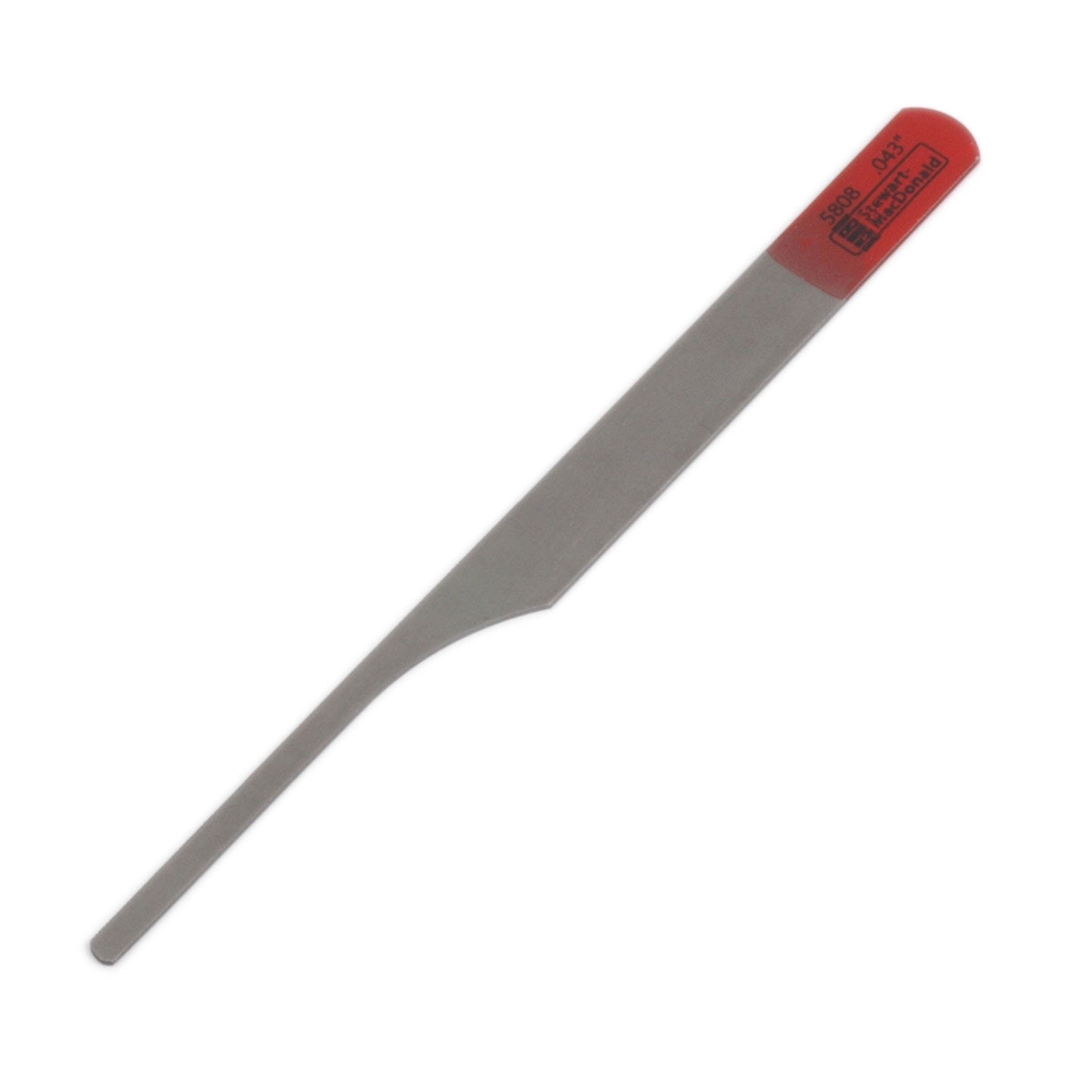 StewMac Bridge Pin Hole Slotting Saws & File, File, .043" (1.1mm