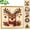 A1-Reindeer, variant on Christmas Pearl Diamond Painting Art Kit with Frame, Pearl Beads Craft for Adults, Holiday DIY Wall Decor Project, Relaxing Gemstone Art Kit for Seasonal Home Styling (Tree)