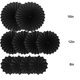 thumbnail image 3 of Juego De Decoraciones Para Abanicos De Papel Para Colgar En Fiestas, Ventilador De Papel Redondo Negro, Suministros De Decoración Para Fiestas En El Techo, Juego De 10, 3 of 3