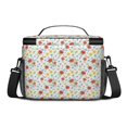 thumbnail image 3 of Lunch Box Pioneer Flower Floral Print Pattern Insulated Lunch Bag for Women Men,Medium Leakproof Lunchbox Cooler Bag Adjustable Strap,10 X 6.7 X 8 Inches, 3 of 6