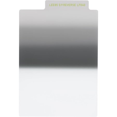 UPC: 5055782240798 | Lee Filters LEE85 85x115mm Neutral Density 0.9 Reverse Grad Resin Filter