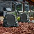 thumbnail image 2 of Victrola Rock Speaker Connect Bluetooth Outdoor Speaker with Solar Charging - Each (Granite), 2 of 8