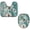Multicolor, variant on PhooArto Toilet Lid Cover and U-Shaped Toilet Floor Mat Set of 2 Pieces, Sea Dolphins Jumping Toilet Mat Set, Machine Washable Seat Covers Non-Slip Absorbent Rugs