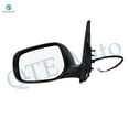thumbnail image 3 of Pair of 2 Left Chrome/Flat-Right Side Chrome/Convex+Warning Power Heated Foldaway W/Cover View Mirror Black Smooth 5H5P For 2009-2013 Toyota Corolla, 3 of 8