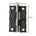 thumbnail image 2 of 17pcs Cabinet Hinges Antique Jewelry Wooden Box Latch Hasp Hardware With Screws, 2 of 5