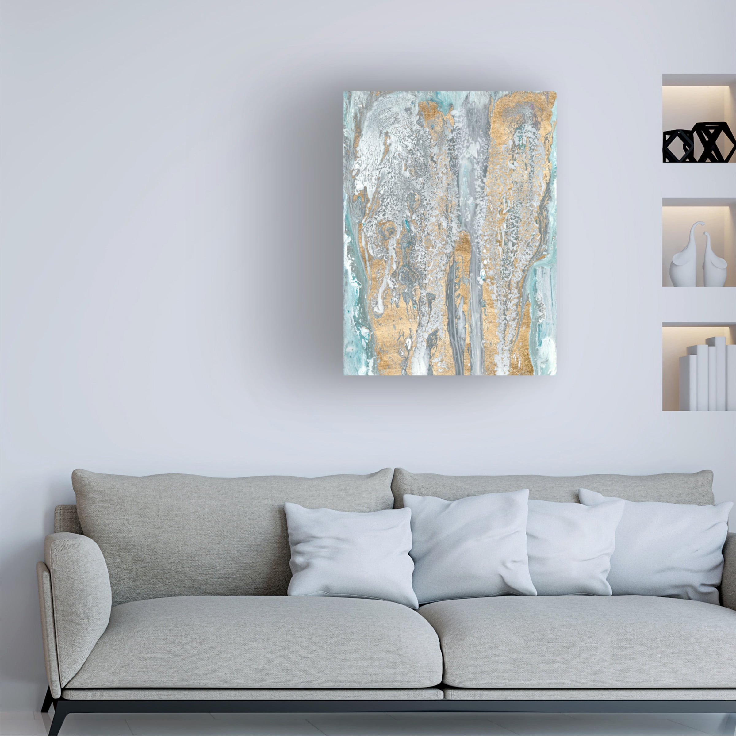 Alicia Ludwig 'Fjord I' Canvas Art