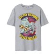 thumbnail image 1 of Bob L'éponge T-Shirt Gris à Manches Courtes pour Hommes, 1 of 7