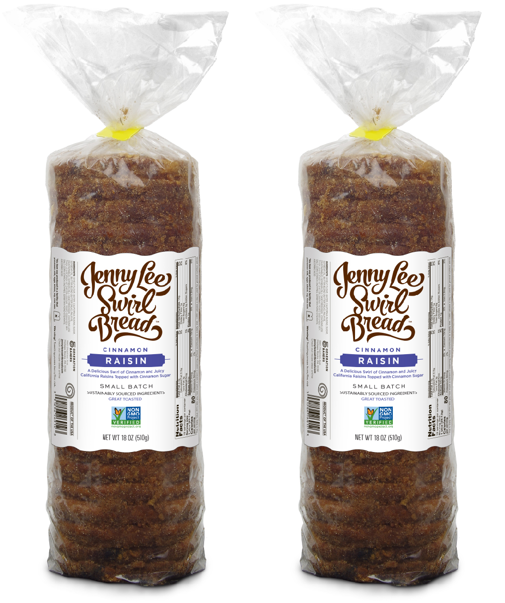 Jenny Lee Swirl Bread Cinnamon Raisin 2 Pack