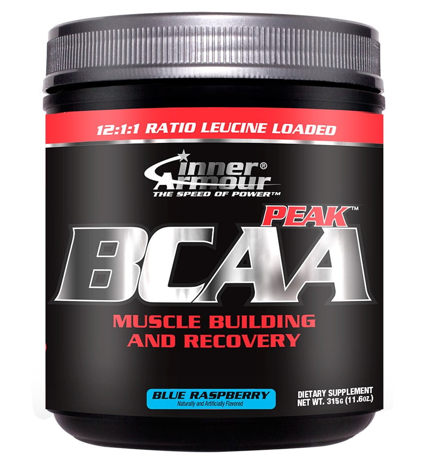 Inner Armour Peak BCAA Powder, Blue Raspberry, 30 Servings