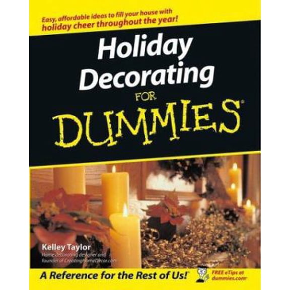 Pre-Owned Holiday Decorating For Dummies (Paperback) 0764525700 9780764525704