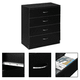 thumbnail image 7 of GZXS 4 Drawer Dresser for Bedroom, Small Chests of Drawers, Small Nightstand for Closet, Hallway, Living Room, Black, 7 of 7
