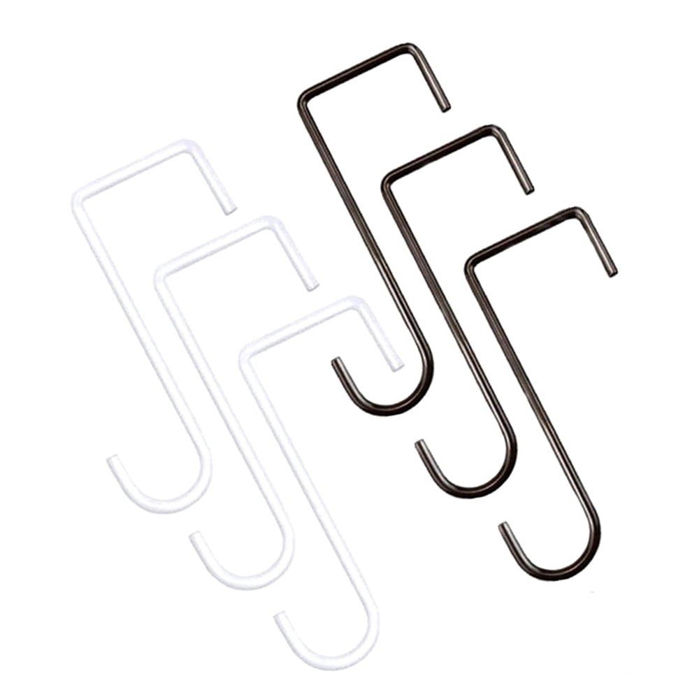 12 Pack Vinyl Fence Hooks Hangers, 2X 6 inch Pergola Hooks Powder