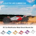 thumbnail image 3 of Remote Control Car Shock Mount Modification Metal Front Bumper Vehicle Rear Wing Set Replacement for WLtoys 144010 144001 144002 Blue, 3 of 7
