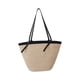 thumbnail image 1 of Bolso de hombro para mujer, bolso de playa para mujer, bolso de viaje, bolso de compras de gran capacidad Caqui, 1 of 9
