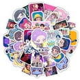 thumbnail image 2 of 50 PCS KPop Demon Hunters Stickers Cute Cartoon Characters Waterproof Decals for Water Bottles, Computers, Skateboards,Great Gifts for Fans, 2 of 6