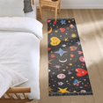 thumbnail image 3 of Yayeee Runner Rug for Bedroom 2'x6' Machine Washable Hallway Non Slip Mat, Moon Pattern, 3 of 8
