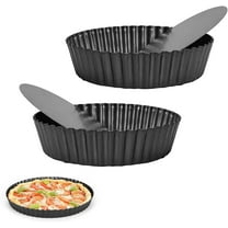 Tart Pan 9 Inch With Removable Bottom Quiche Pan Nonstick Round Pie Pans For Baking Kitchen-Send Goods From Local Warehous