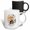 Multicolor, variant on 3drose, Zombies Love Brains. You Are Safe. Sarcastic Funny Halloween Gift, 11oz Two-tone Black Mug