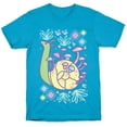 thumbnail image 5 of Pastel Mushroom Snail Unisex Triblend Tee Tee Shirt Sweatshirt Hoodie, 5 of 6