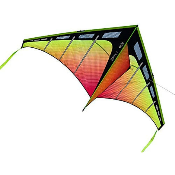 Prism Kite Technology Zenith 7 Infrared Single Line Kite, Ready to Fly with line, Winder and Travel Sleeve