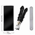 thumbnail image 2 of Tarmeek Stainless Steel Nail Clipper Set 3 Pcs, Heavy Duty Sharp Toenail Clippers for Thick Nails, Professional Grade Manicure Pedicure Tool for Ingrown Toenails, Durable Rust-Proof Nail Care Kit, 2 of 7