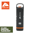 thumbnail image 2 of Ozark Trail 300 Lumen Emergency Flashlight, Dual Rechargeable, Hand Crank LED Light, Carabiner Clip, 2 of 12