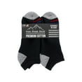 thumbnail image 2 of High Ridge Gear Men's Premium Cotton Noshow Socks, 4 Pack, 2 of 4