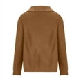 thumbnail image 5 of Samickarr Half Zip Pullover Sweaters For Women Casual Long Sleeve Solid V Neck Collar Ribbed Knitted Loose Slouchy Jumper Tops, 5 of 7
