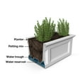 thumbnail image 5 of Mayne Fairfield 48" x 18" x 14" Rectangle Graphite Grey Self Watering Garden Bed Planter, 5 of 5