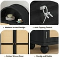 thumbnail image 3 of Wirrytor Arched Kitchen Storage Cabinet, Sideboard Buffet Cabinet with 2-Tier and 2 Doors, Black Sideboard, Kitchen Pantry Cabinet, Wooden Storage Cabinet for Living Room, 3 of 8