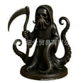 thumbnail image 5 of Halloween Gothic Octopus Reaper Figurine, with Tentacled Skeleton Statue, Unique Horror Art Display for Spooky Season, Ideal for Home & Party Ornament, Perfect Halloween Decoration & Fall Decor, 5 of 6