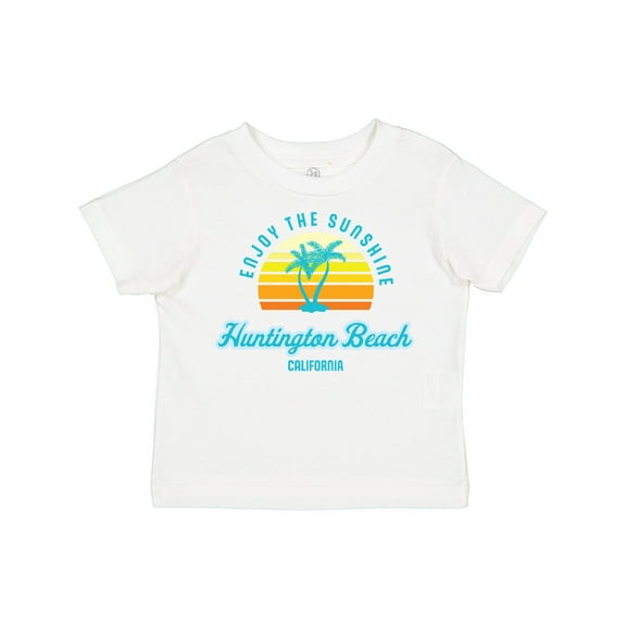 Inktastic Summer Enjoy the Sunshine Huntington Beach California Blue Boys or Girls Toddler T-Shirt