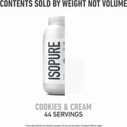 Isopure Zero Carb, Protein Powder, Cookies & Cream, 3 lb (1.36 kg)