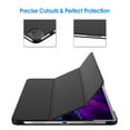 thumbnail image 7 of JETech Case for iPad Pro 12.9 Inch (3rd/4th Generation, 2018/2020 Model), Support Pencil Charging, Slim Stand Hard Back Shell Smart Cover Auto Sleep/Wake (Black), 7 of 7