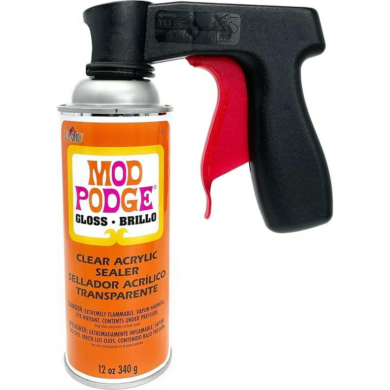 Mod Podge Spray Acrylic Sealer that is Specifically Formulated to Seal  Craft Projects, Dries Crystal Clear is Non-Yellowing No-Run and Quick  Drying