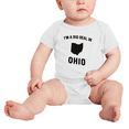 thumbnail image 2 of I'm A Big Deal in Ohio Cute Baby Bodysuits Boy Girl Unisex, 2 of 5