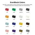 thumbnail image 6 of EverBlock 11’ x 7’ Wall Kit with Accordion Door | 3’ x 7’ Doorway | Modular Building Blocks | Wall Display System | Room Divider & Partition | Easy to Connect & Reuse | Indoor & Outdoor Use, 6 of 7