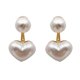 thumbnail image 4 of Pendientes de plata 925 ENTASSER con forma de aguja perlas de amor para niña, 4 of 5