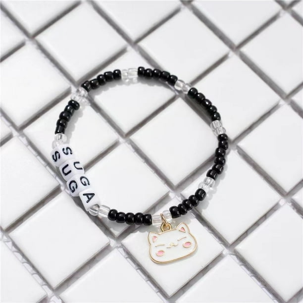Mercancía Coreana De Onda Bts JHOPE Mismo Estilo Pulsera De Transmisión Gruesa En Vivo Carta Versión Regalo De Estudiante